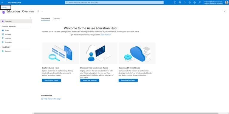 dashboard portal azure
